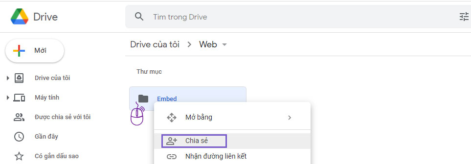 Nhúng File trên Google Drive vào Website của bạn